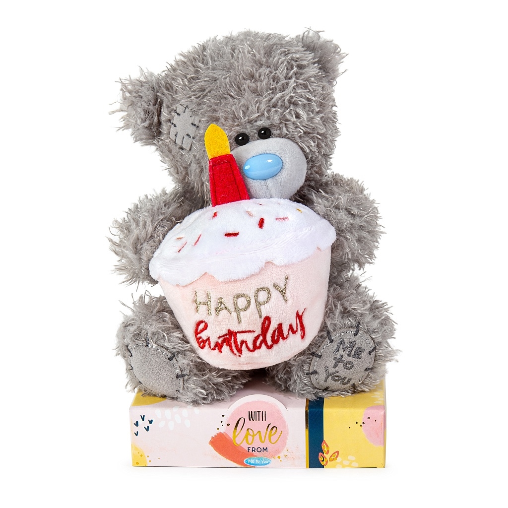 Medvedík Me to You - Všetko najlepšie k narodeninám s tortou (18 cm)